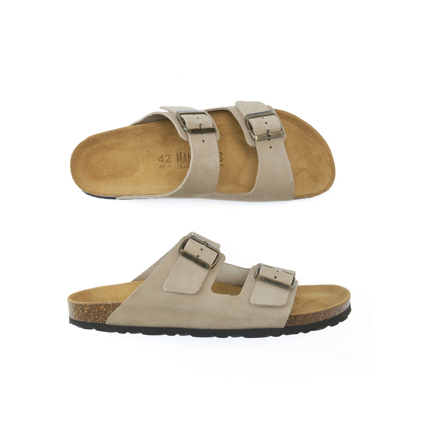 Alberto Sandals - Taupe - Men