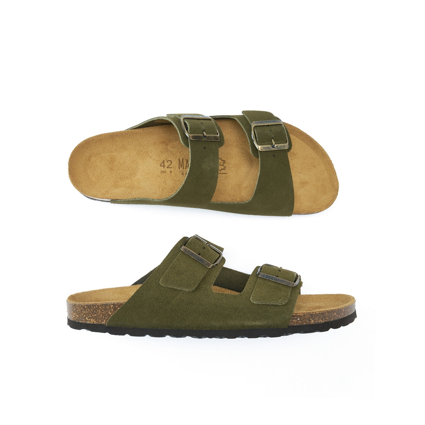 Alberto Suede Moss Green - Men