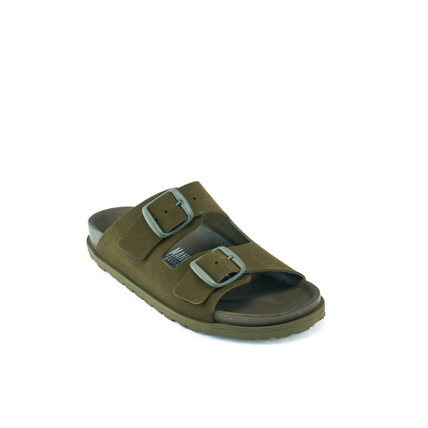 Mandel - Sandalias Ana Suede verde musgo - Mujer