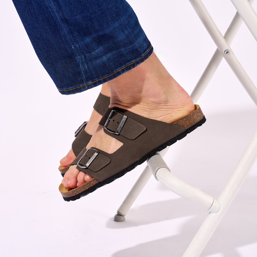 Alberto Sandals - Gray - Men