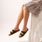 Gema Suede Moss Green - Women