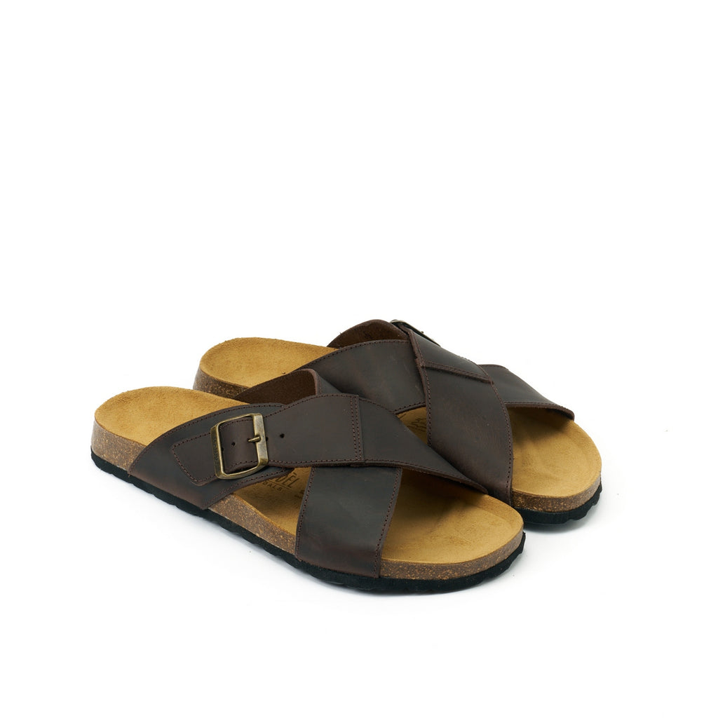 Sandalias Ramon - Marrón oscuro - Hombre
