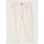 Pantalon 5 Poches Le Droit Cropped - Ecru - Homme