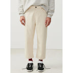 Pantalon 5 Poches Le Droit Cropped - Ecru - Homme
