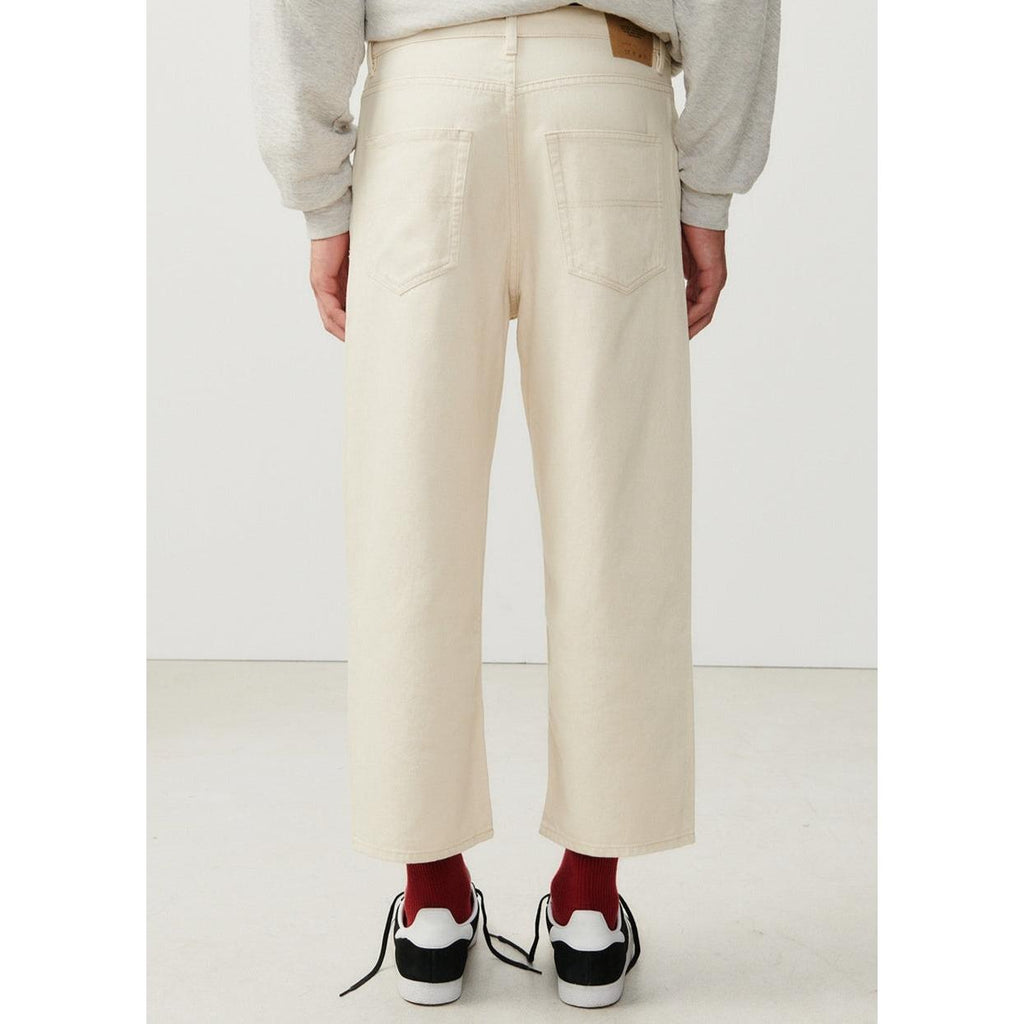 Pantalon 5 Poches Le Droit Cropped - Ecru - Homme