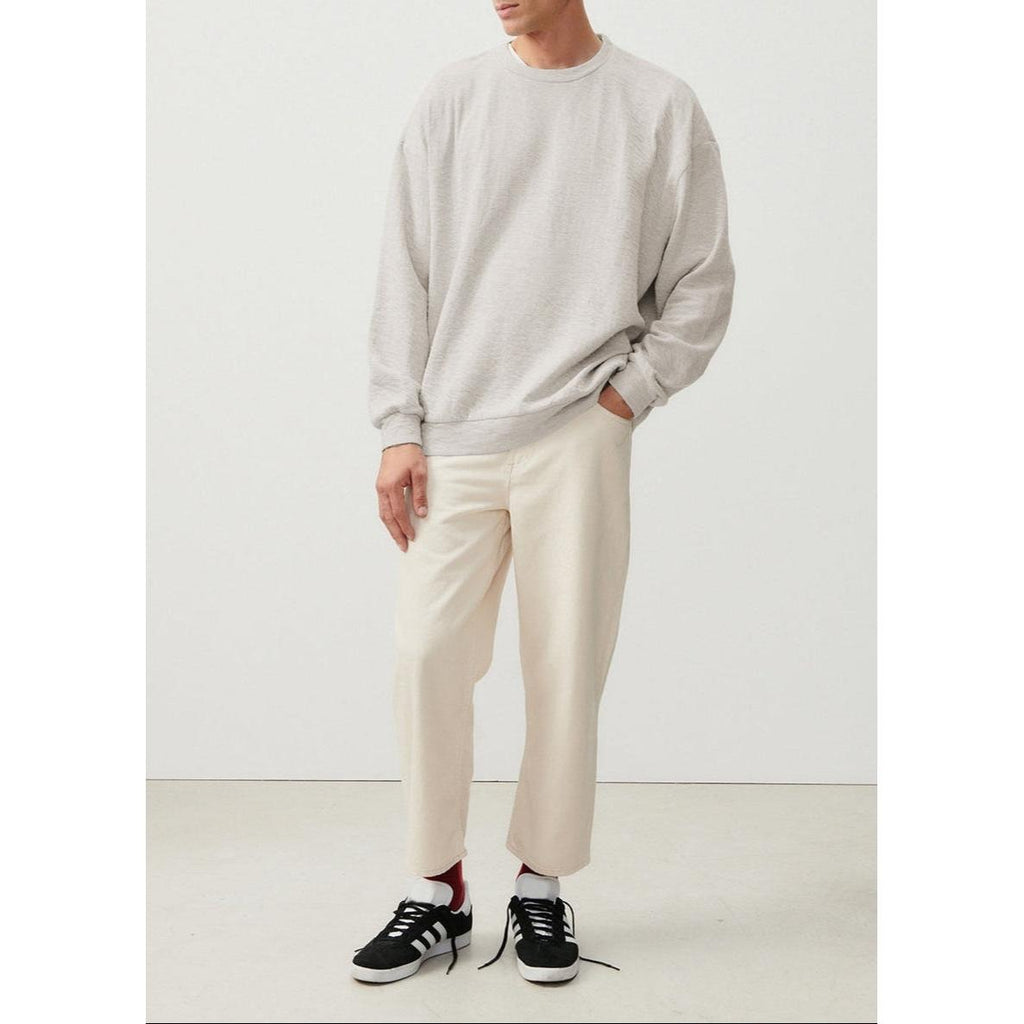Pantalon 5 Poches Le Droit Cropped - Ecru - Homme