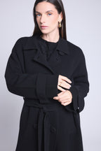 Abrigo Trench Melinda - Negro - Mujer