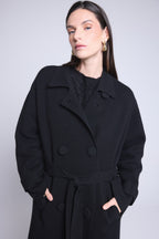 Abrigo Trench Melinda - Negro - Mujer