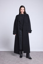 Abrigo Trench Melinda - Negro - Mujer