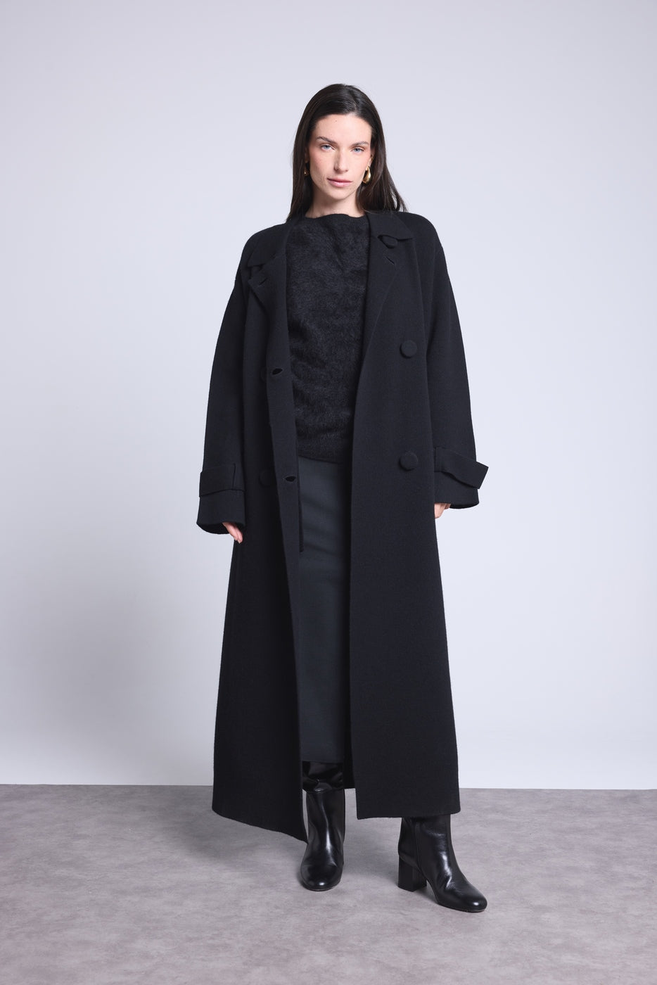 Melinda Trench Coat - Black - Women