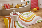 Alfombra ondas multicolor: MEM565MUL MEMPHIS
