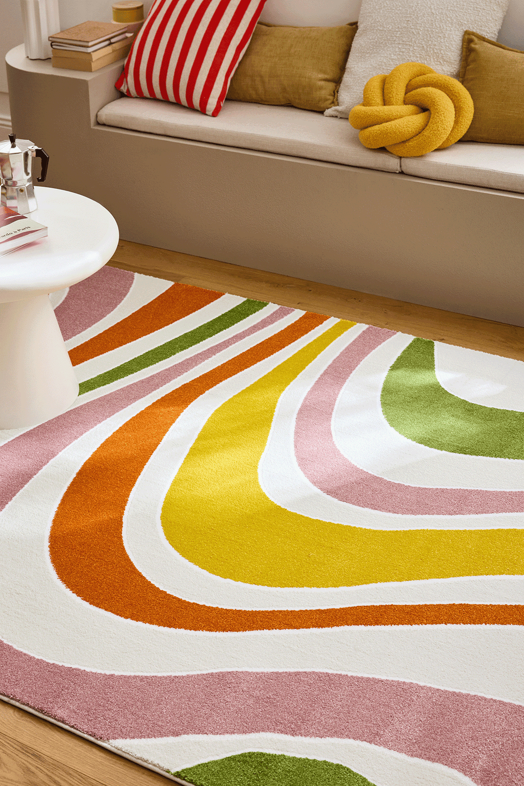 Alfombra ondas multicolor: MEM565MUL MEMPHIS