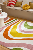 Alfombra ondas multicolor: MEM565MUL MEMPHIS