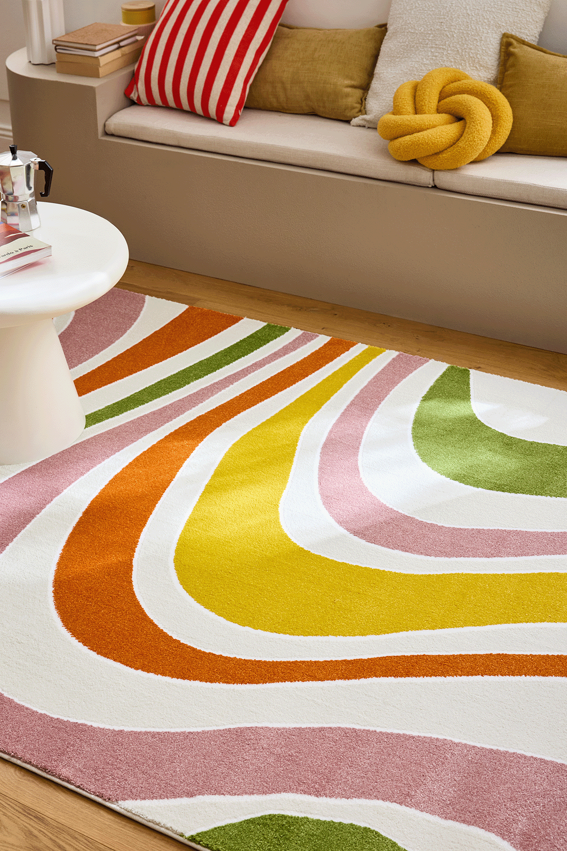 Alfombra ondas multicolor: MEM565MUL MEMPHIS