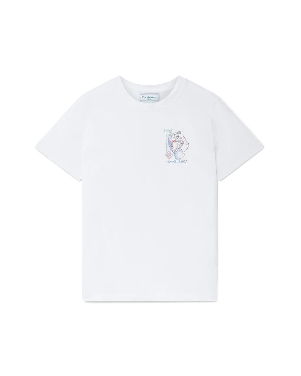 T-Shirt Tennis Play In Progress - Blanc