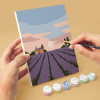 Mini Paint By Numbers 15X20Cm (6 Pieces) - Romantic France