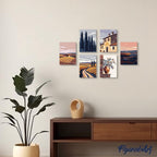 Mini Paint By Numbers 15X20Cm (6 Pieces) - Classic Tuscany