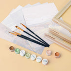 Mini Paint By Numbers 15X20Cm (6 Pieces) - Classic Tuscany