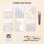 Mini Paint By Numbers 15X20Cm (6 Pieces) - Classic Tuscany