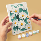 Mini Paint By Numbers 15X20Cm (6 Pieces) - Flowers Of Happiness