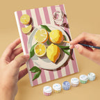 Mini Paint By Numbers 15X20Cm (6 Pieces) - Summer Treats