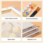 Mini Paint By Numbers 15X20Cm (6 Pieces) - Summer Treats