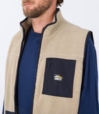 Chaleco con cremallera Midland Burrito - Caqui - Hombre