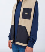 Chaleco con cremallera Midland Burrito - Caqui - Hombre