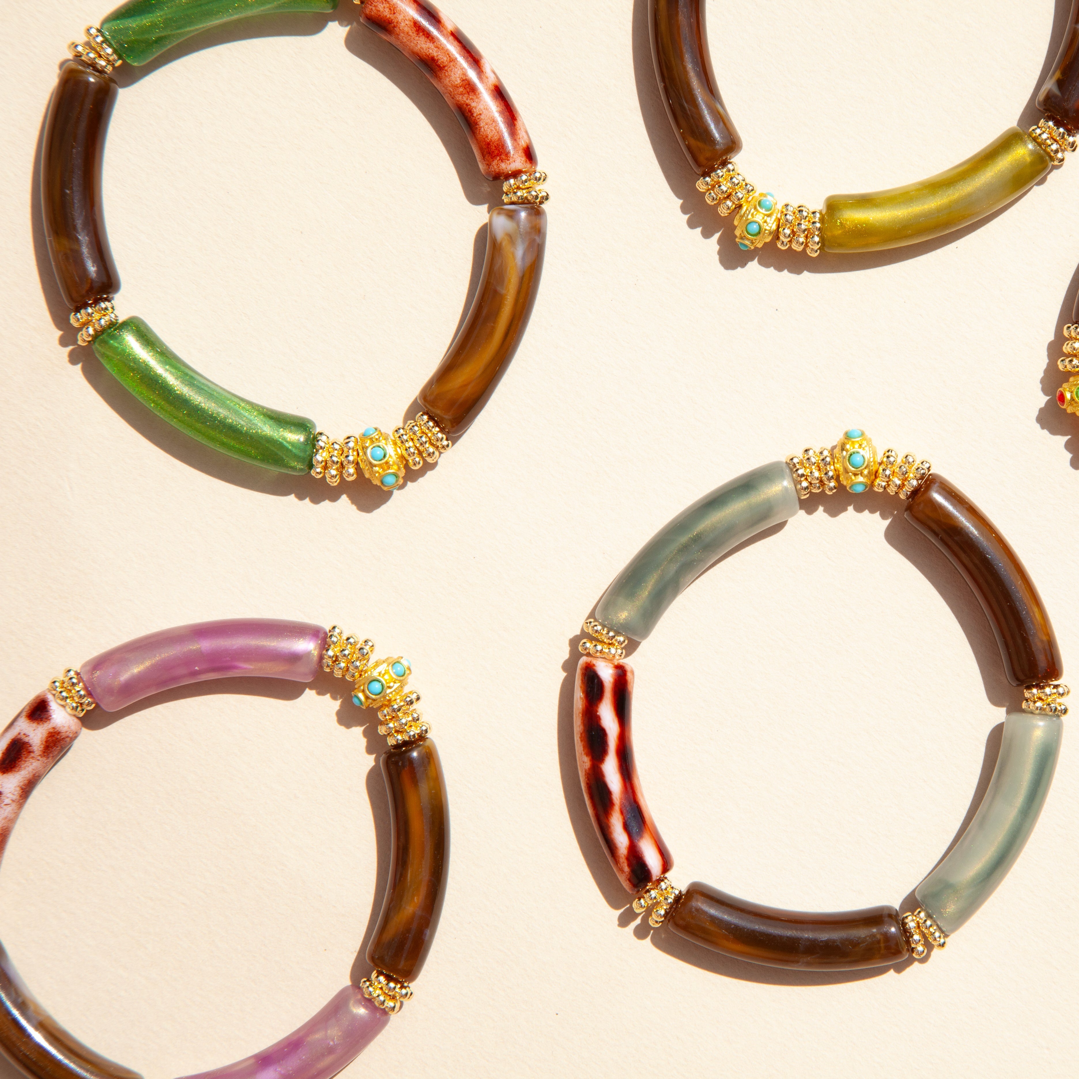 Bracelet Juhu - Brown Rose