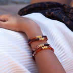 Bracelets Mini Léo - Full Brown