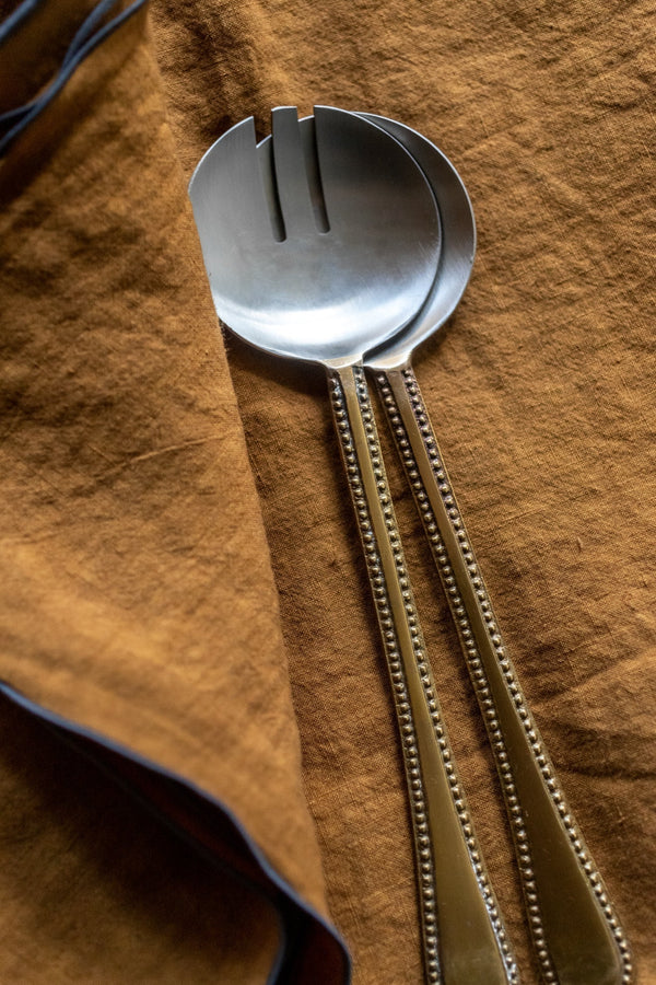 Motee - Serving Cutlery - Brass