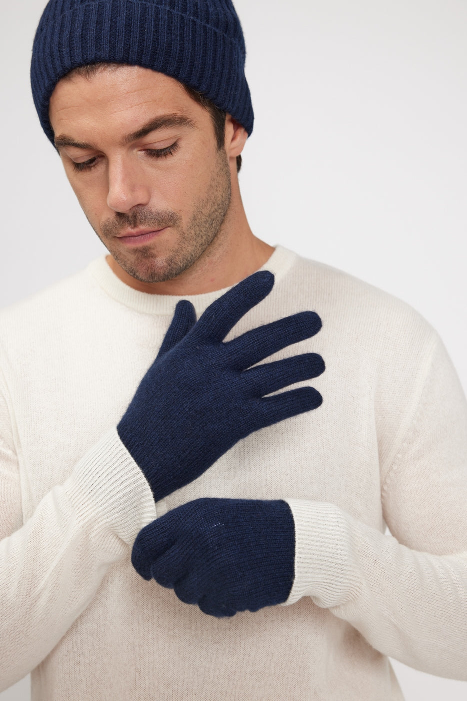 Gloves - Navy Blue