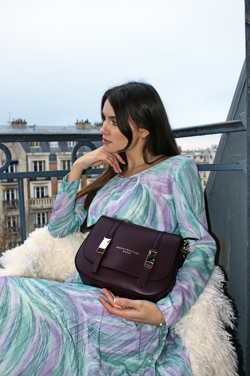 Sac Bandouliere Tex - Bordeaux