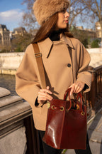 Prun Vintage Handbag - Brown