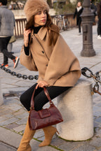 Bolso de hombro Alina - Marrón