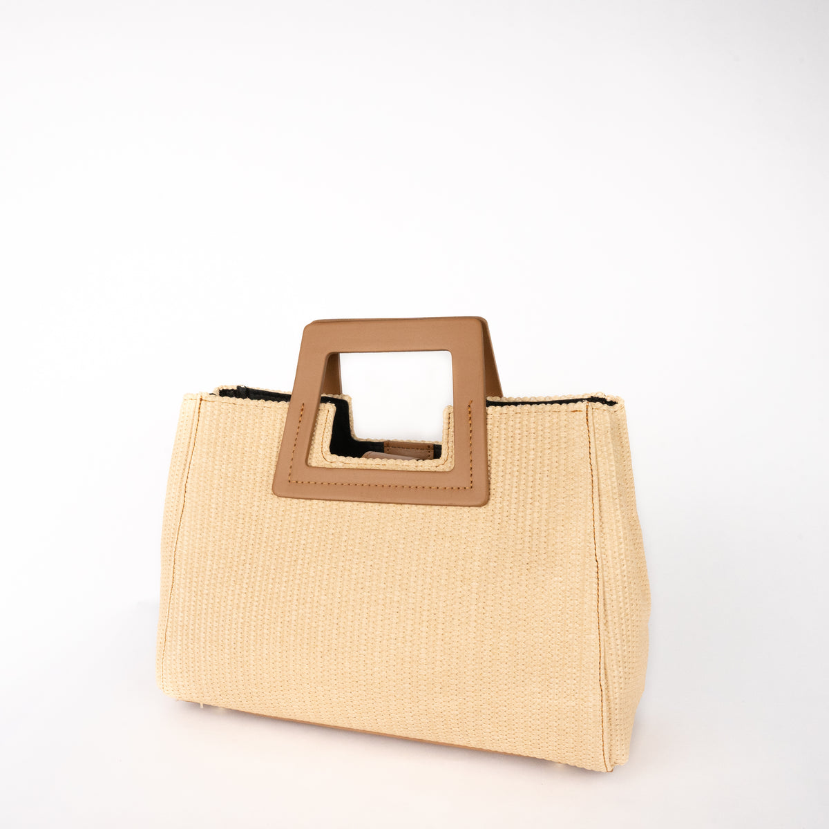Jane Straw Handbag - Camel