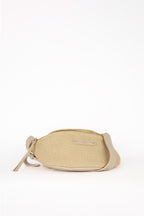 Rachel Straw Belt Bag - Beige