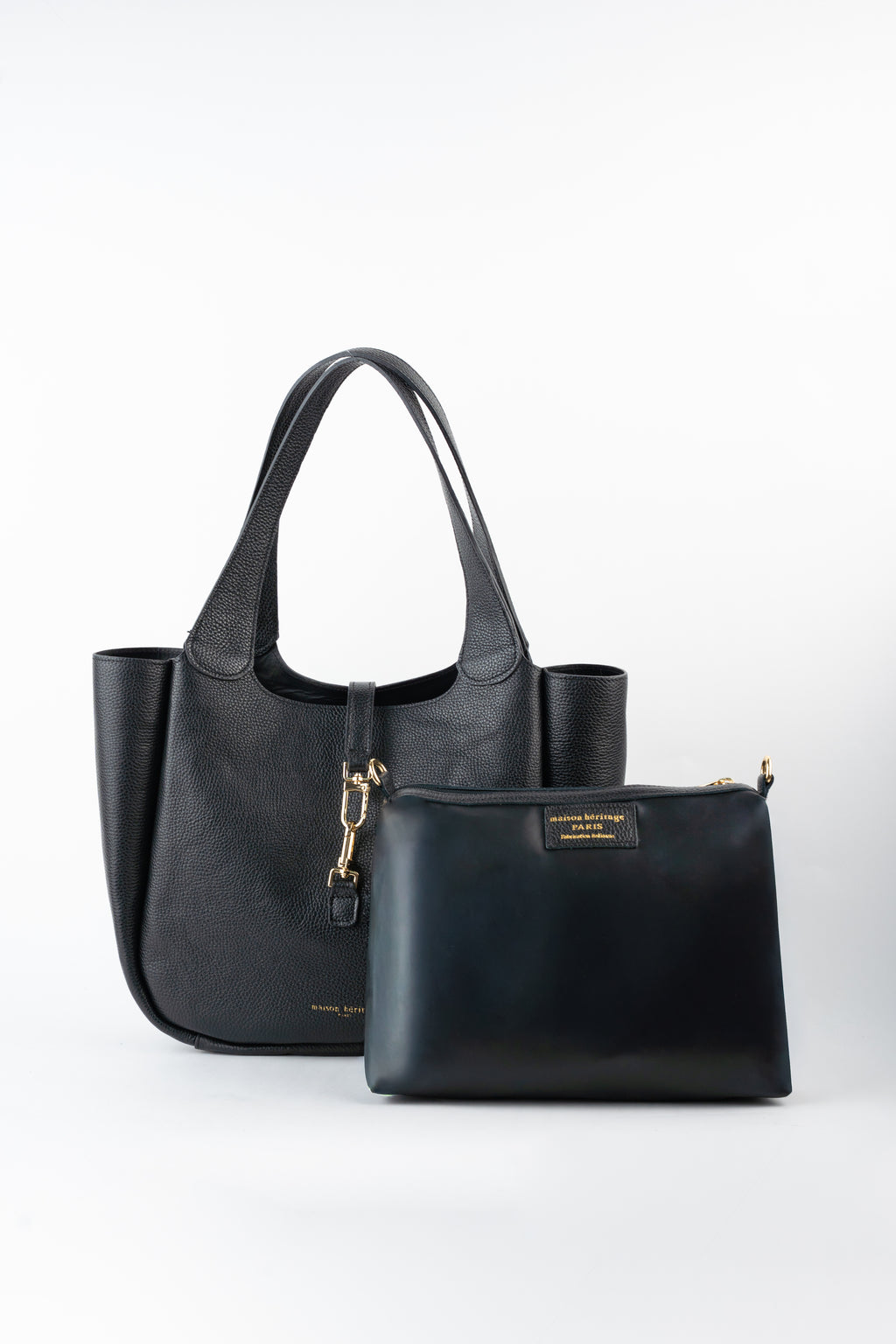 Bolso de hombro Artic Graine - Negro