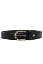 Cintura Avanti Grainé - Nera