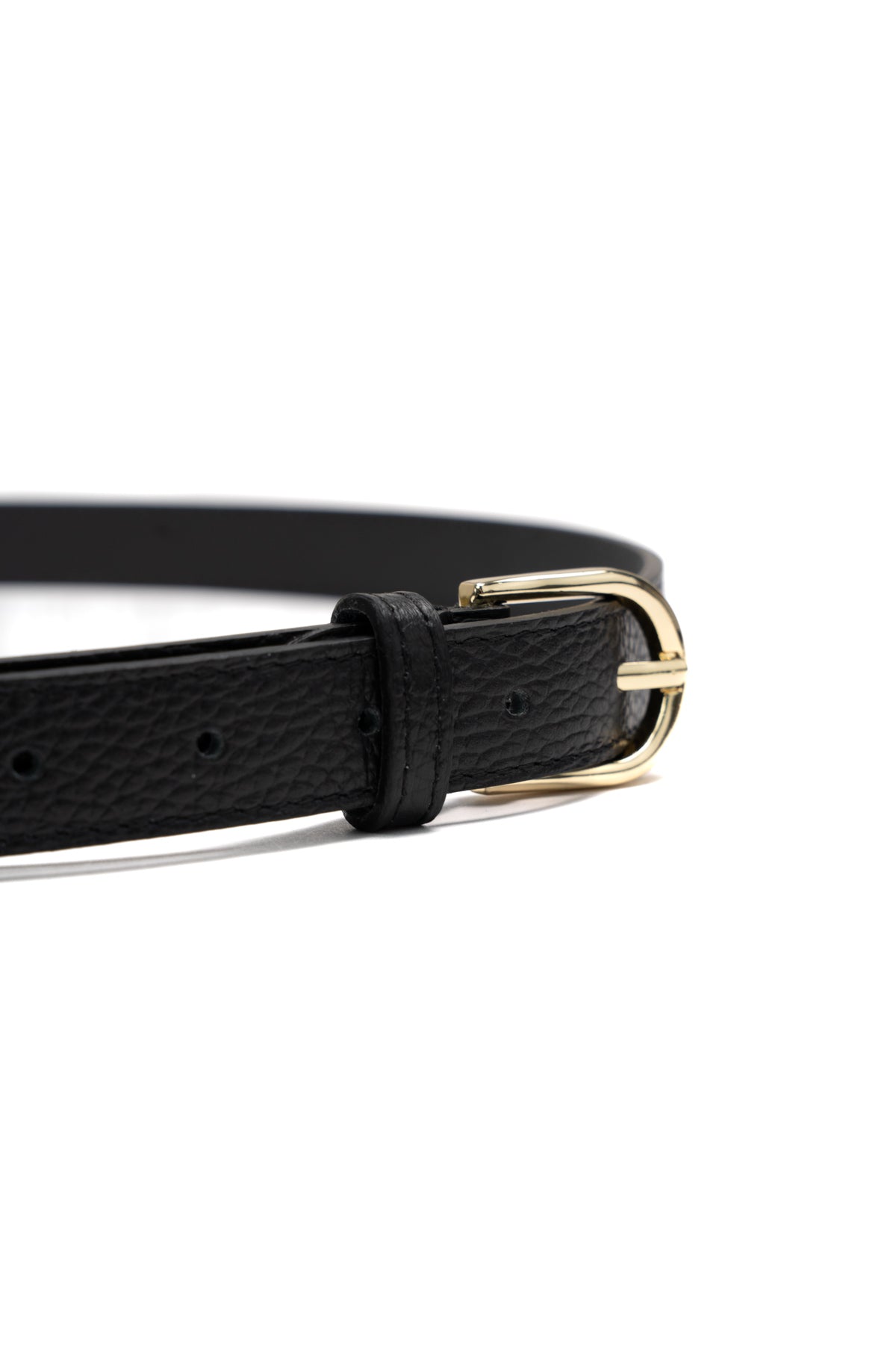 Cintura Avanti Grainé - Nera