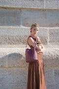 Bolso de mano Bruna Graine - Burdeos