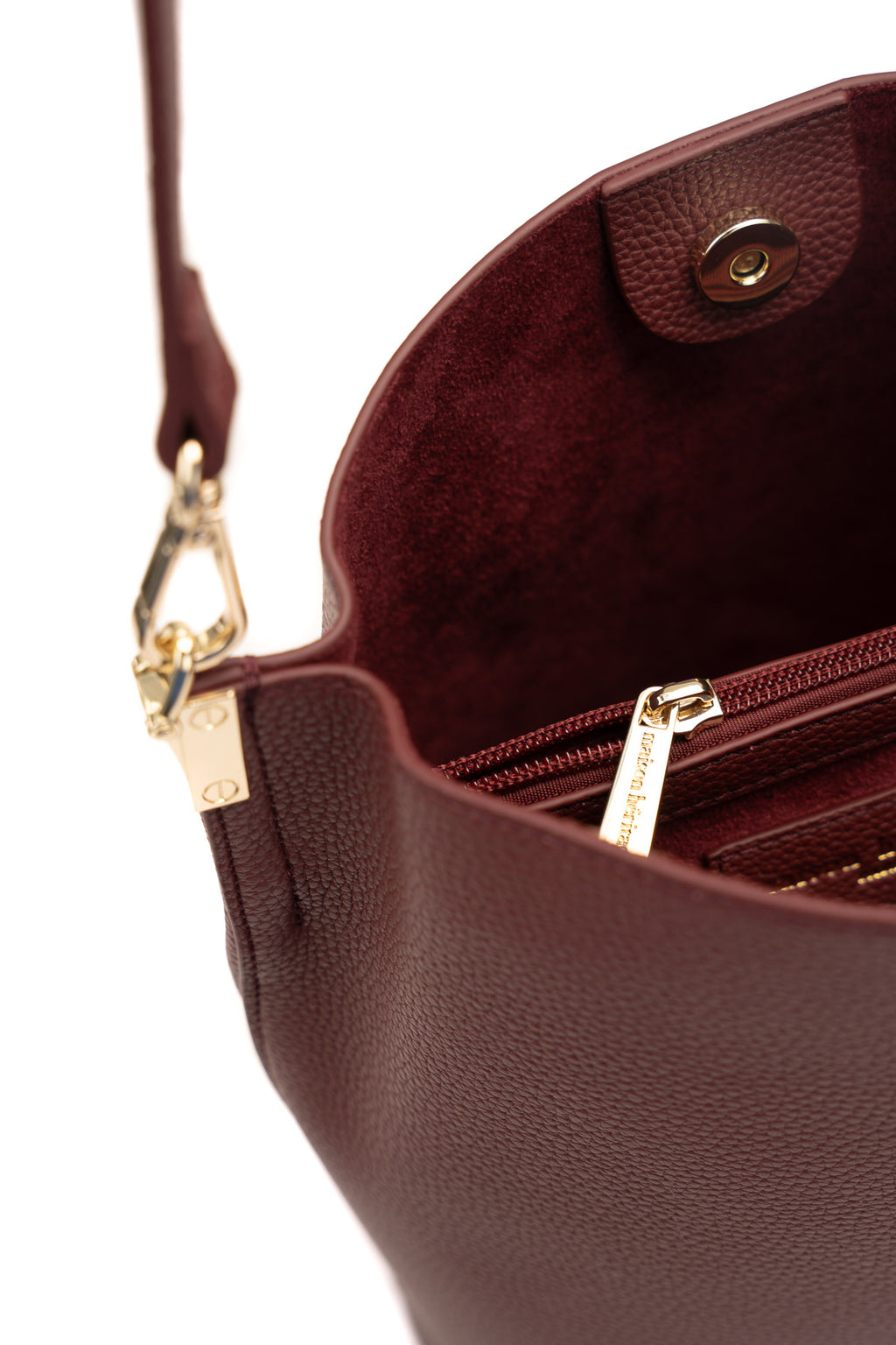 Bolso de mano Bruna Graine - Burdeos