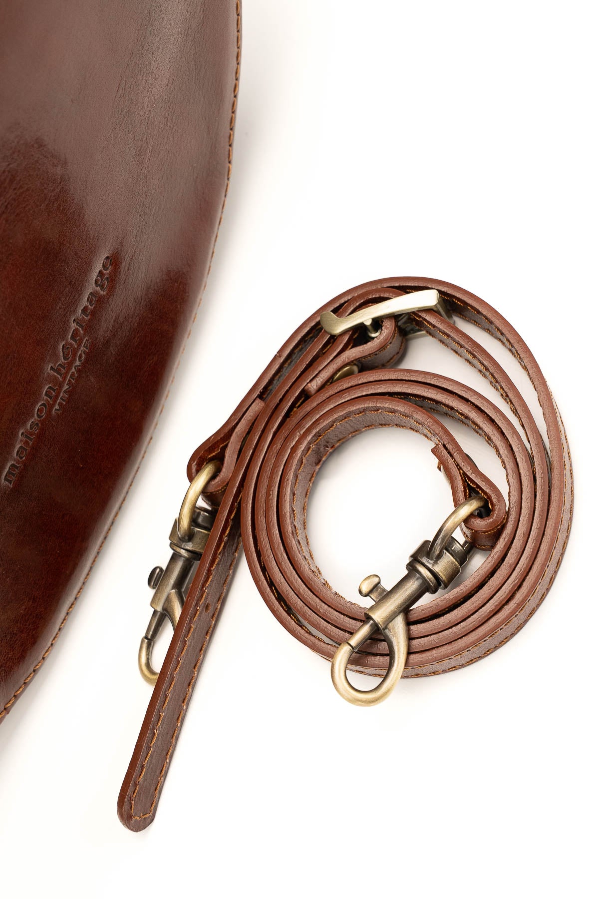 Borsa a mano Celia Vintage - Marrone