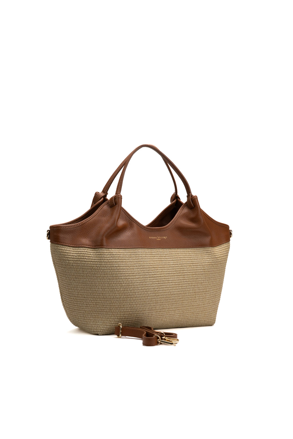 Bolso de Mano Ceto de Paja - Camel