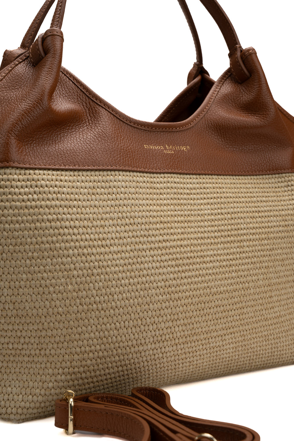 Bolso de Mano Ceto de Paja - Camel