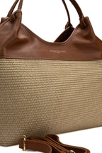 Bolso de Mano Ceto de Paja - Camel