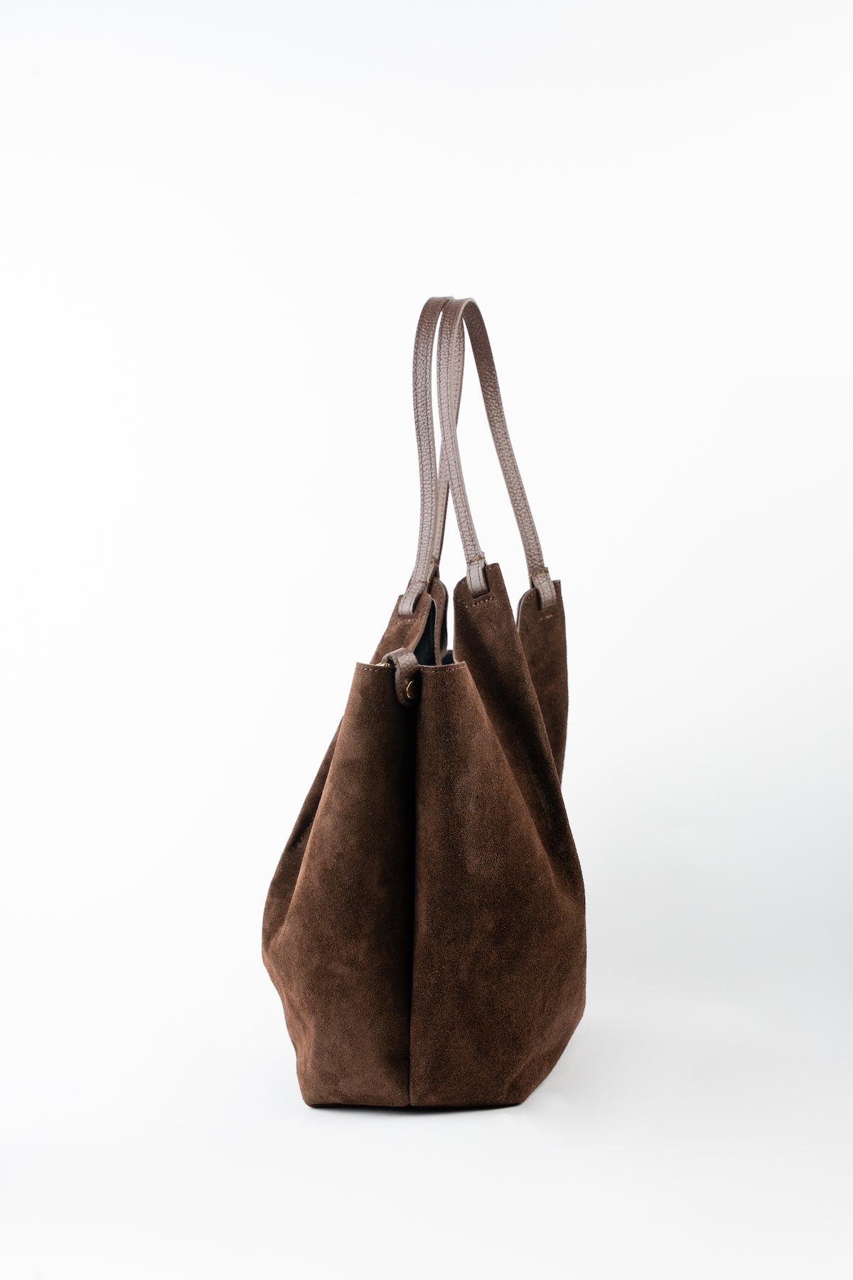Bolso de hombro Ceto de ante - Marrón