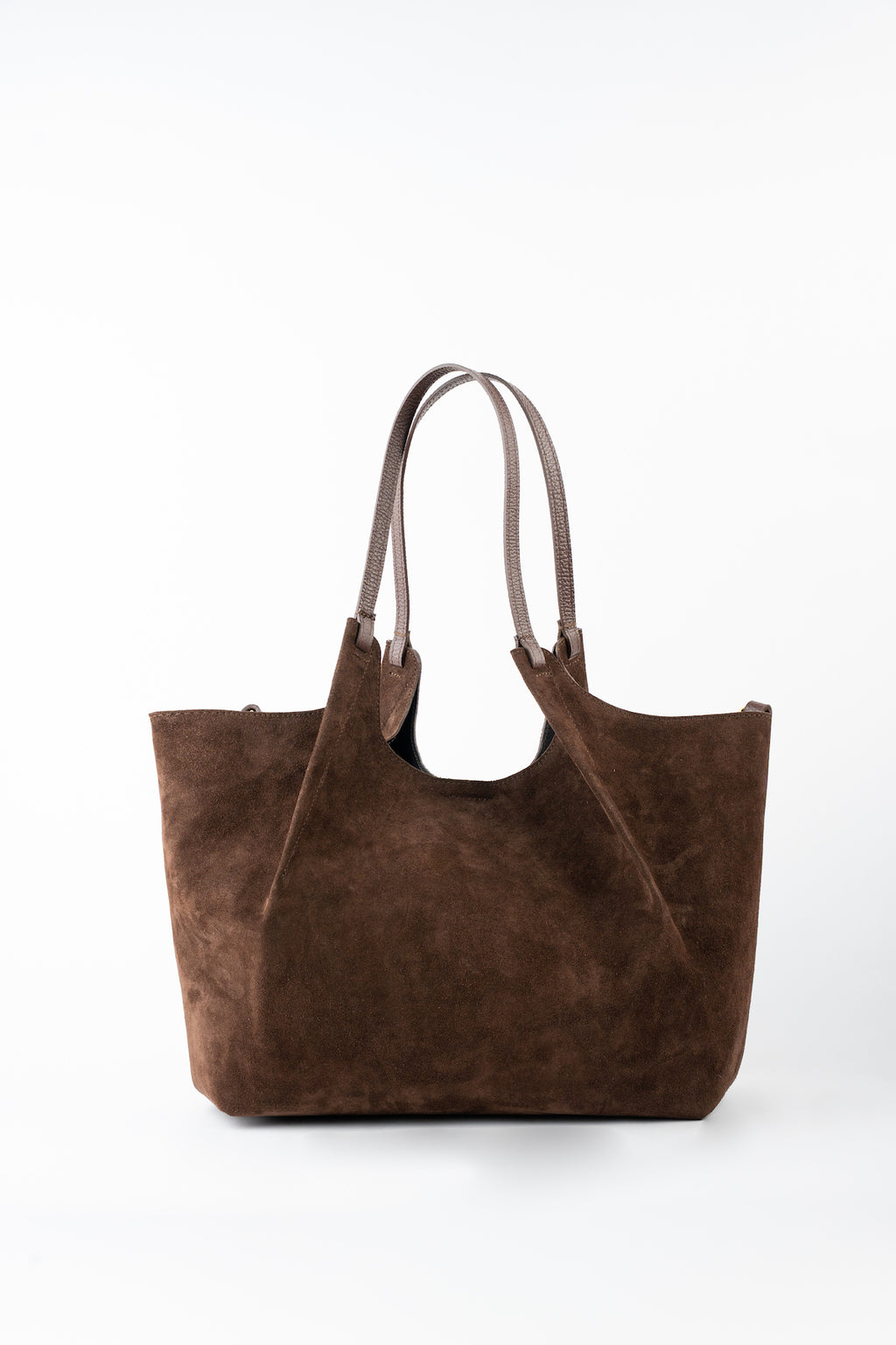 Bolso de hombro Ceto de ante - Marrón