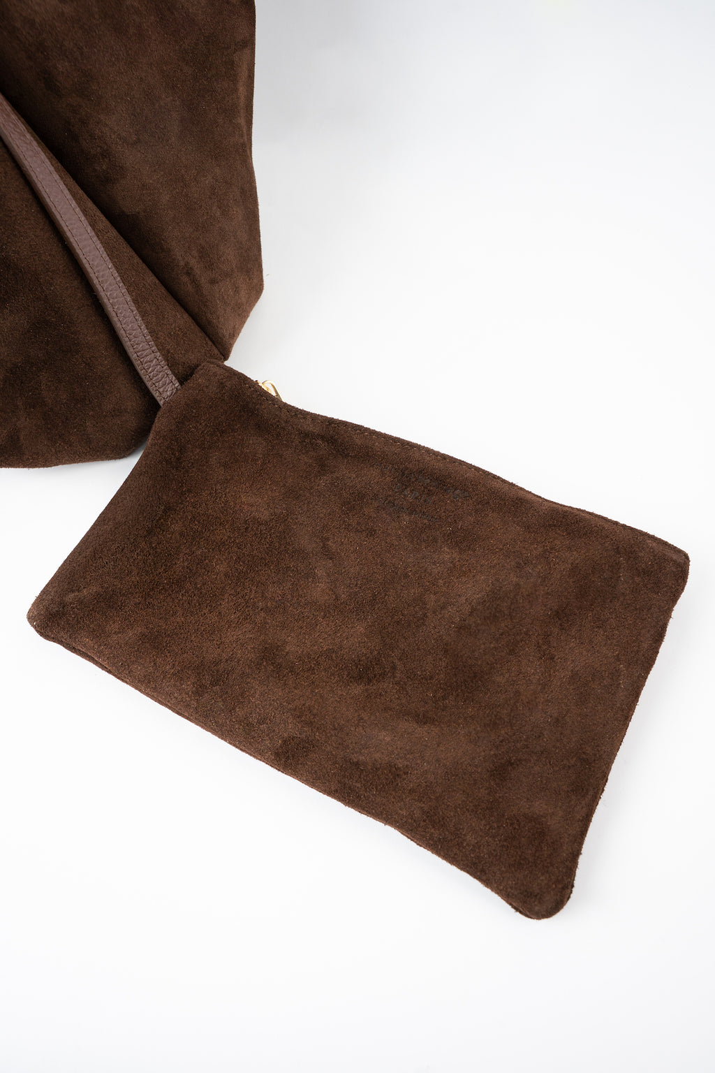 Bolso de hombro Ceto de ante - Marrón