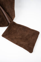 Bolso de hombro Ceto de ante - Marrón